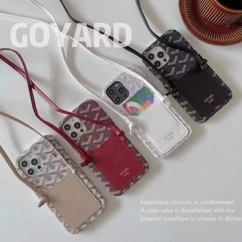 Goyard / ゴヤール iPhone 13/13 Pro/13 Pro Max/12mini/12 Pro/12 Pro Max/11/11Pro/XR/XS/XS MAX/8/7 ケース 芸能人愛用 お洒落人気新品[#case2021071410]