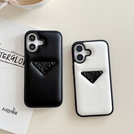 PRADA / プラダ iPhone 16/16 Pro/16 Pro Max/15/15 pro/14/14 Pro/14 Pro Max/13/13 Pro/12 ケース 人気芸能人愛用 ブランド お洒落高級 [#case2025041612]